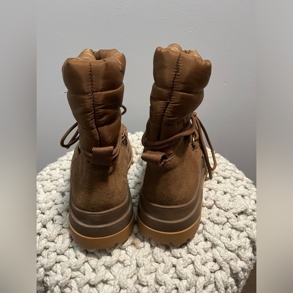 Zara Women’s Size 7.5 (38) Brown Puffer Boots NWOT fits more like an 8!! - Picture 3 of 5